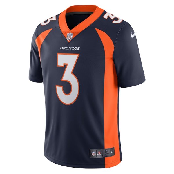 Men's Denver Broncos Russell Wilson Nike Navy Alternate Vapor Limited Jersey - GNE DROP326