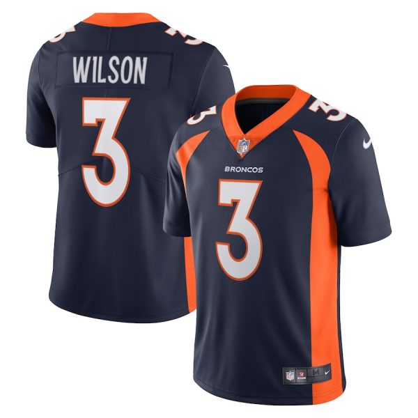 Men's Denver Broncos Russell Wilson Nike Navy Alternate Vapor Limited Jersey - GNE DROP326