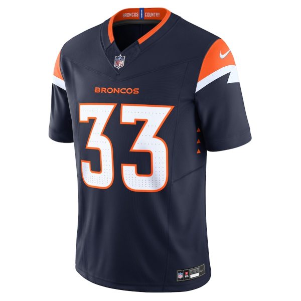 Men's Denver Broncos Javonte Williams Nike Navy Mile High Collection Vapor F.U.S.E. Limited Jersey - GNE DROP327