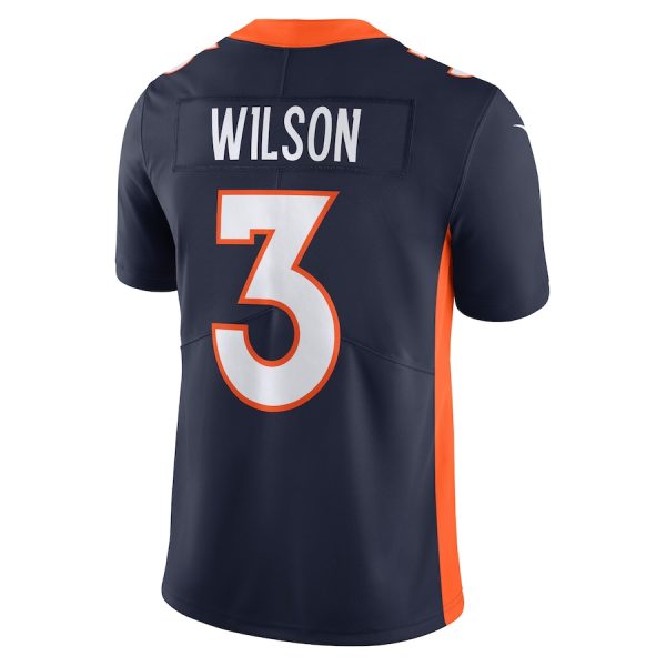 Men's Denver Broncos Russell Wilson Nike Navy Vapor Untouchable Limited Jersey - GNE DROP328