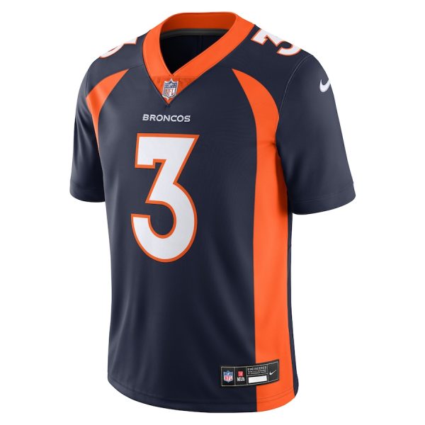 Men's Denver Broncos Russell Wilson Nike Navy Vapor Untouchable Limited Jersey - GNE DROP328