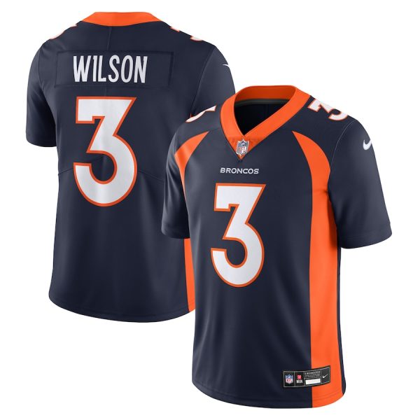 Men's Denver Broncos Russell Wilson Nike Navy Vapor Untouchable Limited Jersey - GNE DROP328