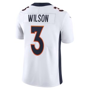 Men's Denver Broncos Russell Wilson Nike White Team Vapor Limited Jersey - GNE DROP329