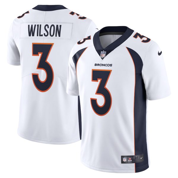 Men's Denver Broncos Russell Wilson Nike White Team Vapor Limited Jersey - GNE DROP329