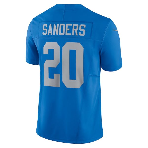 Men's Detroit Lions Barry Sanders Nike Blue Vapor F.U.S.E. Alternate Limited Jersey - GNE DROP334