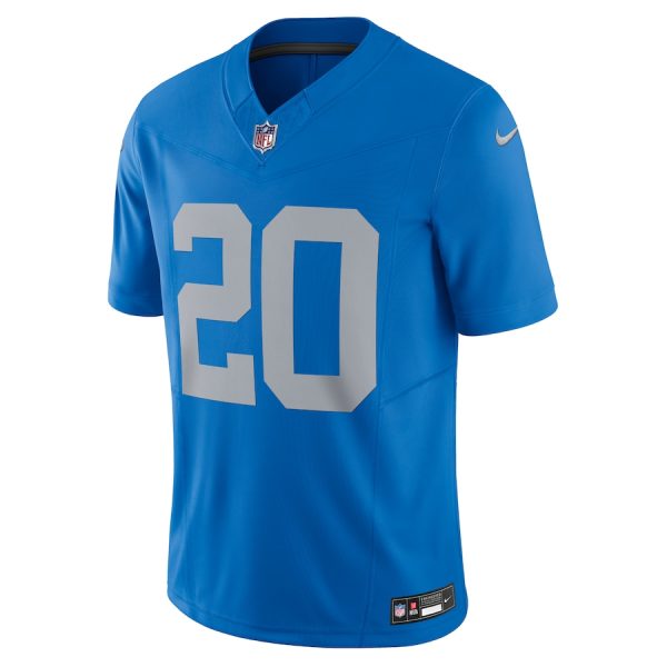 Men's Detroit Lions Barry Sanders Nike Blue Vapor F.U.S.E. Alternate Limited Jersey - GNE DROP334