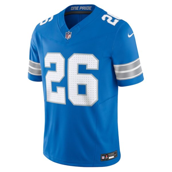 Men's Detroit Lions Jahmyr Gibbs Nike Blue Vapor F.U.S.E. Limited Jersey - GNE DROP340