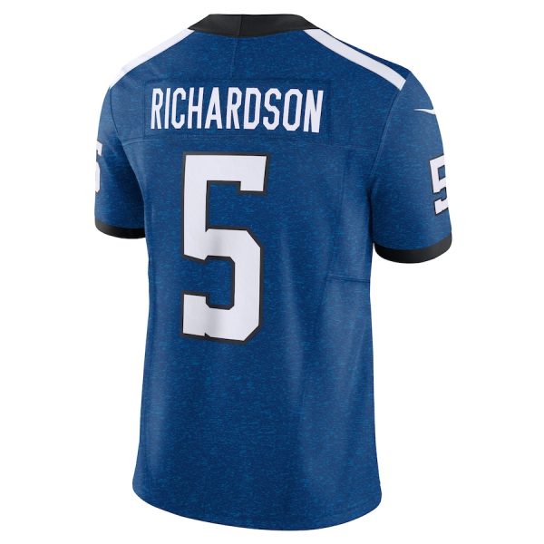 Men's Indianapolis Colts Anthony Richardson Nike Royal Alternate Vapor F.U.S.E. Limited Jersey - GNE DROP347