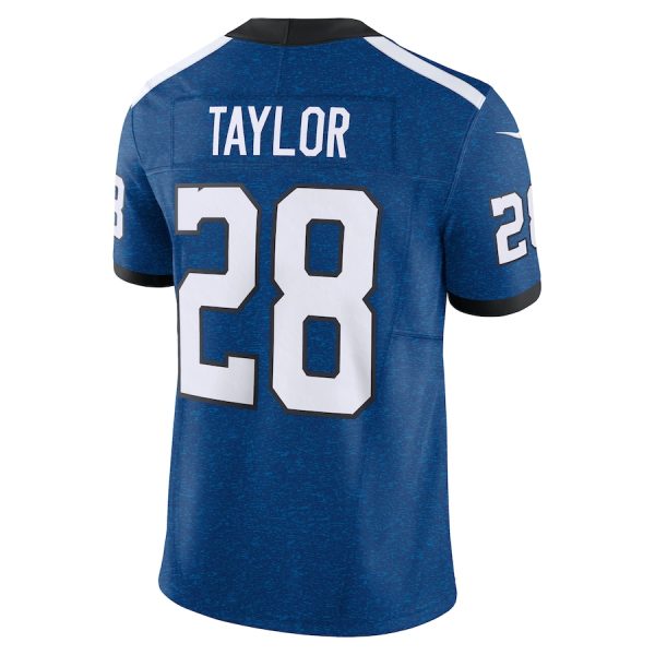 Men's Indianapolis Colts Jonathan Taylor Nike Blue Vapor F.U.S.E. Limited Jersey - GNE DROP350