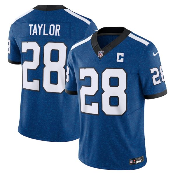 Men's Indianapolis Colts Jonathan Taylor Nike Blue Vapor F.U.S.E. Limited Jersey - GNE DROP350