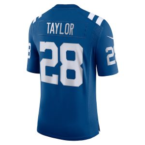 Men's Indianapolis Colts Jonathan Taylor Nike Royal Vapor Limited Jersey - GNE DROP353