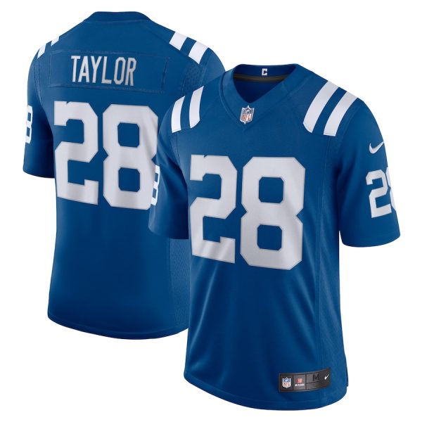 Men's Indianapolis Colts Jonathan Taylor Nike Royal Vapor Limited Jersey - GNE DROP353