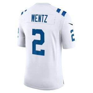 Men's Indianapolis Colts Carson Wentz Nike White Vapor Limited Jersey - GNE DROP354