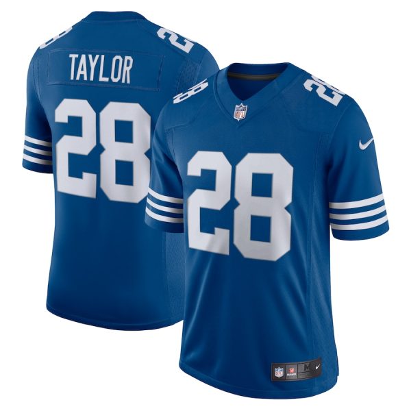 Men's Indianapolis Colts Jonathan Taylor Nike Royal Alternate Vapor Limited Jersey - GNE DROP355