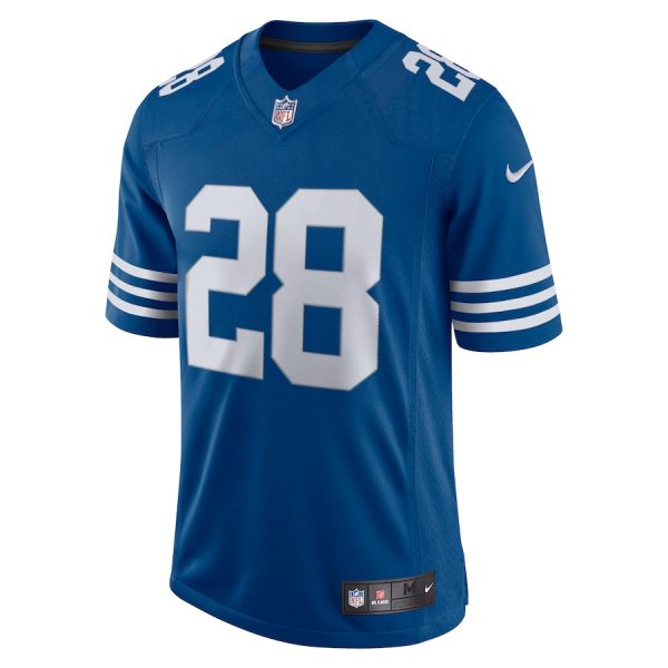 Men's Indianapolis Colts Jonathan Taylor Nike Royal Alternate Vapor Limited Jersey - GNE DROP355