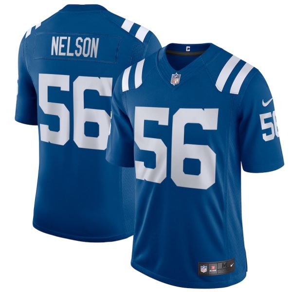 Men's Indianapolis Colts Quenton Nelson Nike Royal Vapor Limited Jersey - GNE DROP357