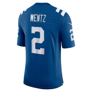 Men's Indianapolis Colts Carson Wentz Nike Royal Vapor Limited Jersey - GNE DROP360