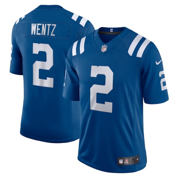 Men's Indianapolis Colts Carson Wentz Nike Royal Vapor Limited Jersey - GNE DROP360