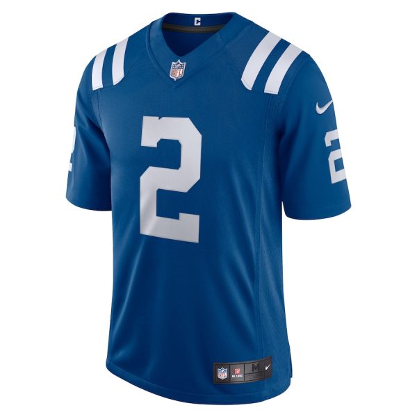 Men's Indianapolis Colts Carson Wentz Nike Royal Vapor Limited Jersey - GNE DROP360