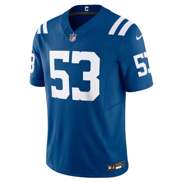 Men's Indianapolis Colts Shaquille Leonard Nike Royal Vapor F.U.S.E. Limited Jersey - GNE DROP363