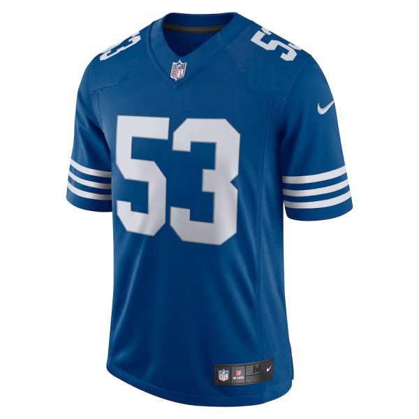 Men's Indianapolis Colts Darius Leonard Nike Royal Alternate Vapor Limited Jersey - GNE DROP364