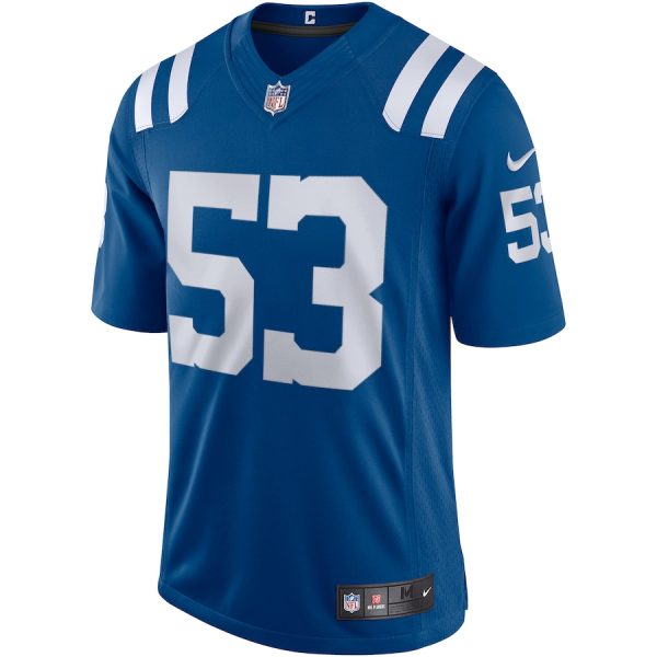 Men's Indianapolis Colts Shaquille Leonard Nike Royal Vapor Limited Jersey - GNE DROP365