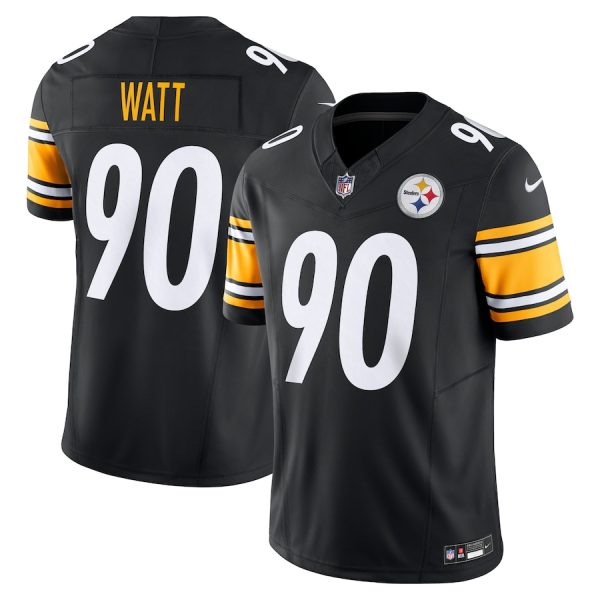 Men's Pittsburgh Steelers T.J. Watt Nike Black Vapor F.U.S.E. Limited Jersey - GNE DROP369