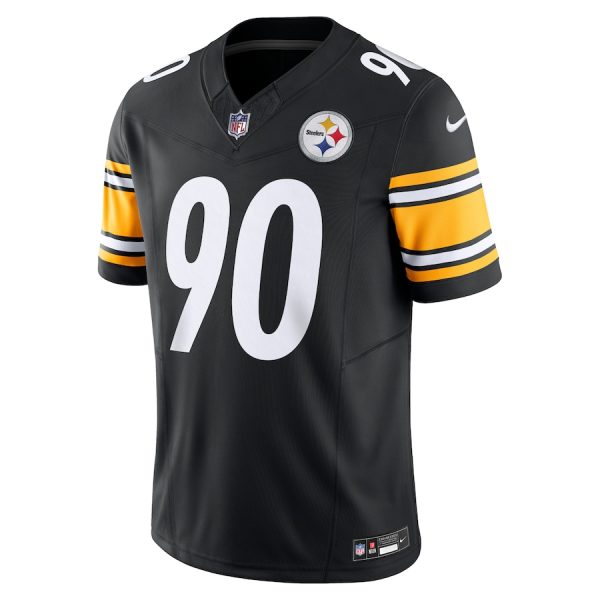 Men's Pittsburgh Steelers T.J. Watt Nike Black Vapor F.U.S.E. Limited Jersey - GNE DROP369