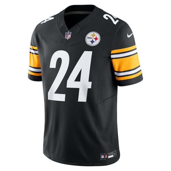 Men's Pittsburgh Steelers Joey Porter Jr. Nike Black Vapor F.U.S.E. Limited Jersey - GNE DROP370