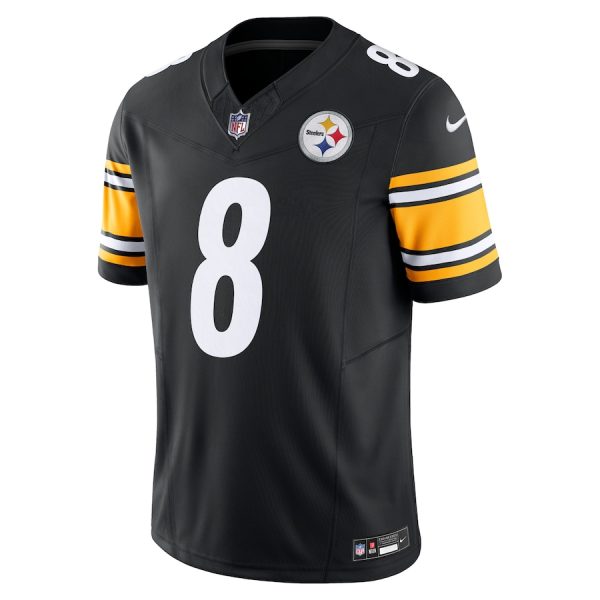 Men's Pittsburgh Steelers Kenny Pickett Nike Black Vapor F.U.S.E. Limited Jersey - GNE DROP371