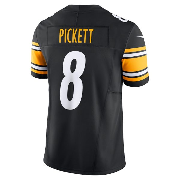 Men's Pittsburgh Steelers Kenny Pickett Nike Black Vapor F.U.S.E. Limited Jersey - GNE DROP371