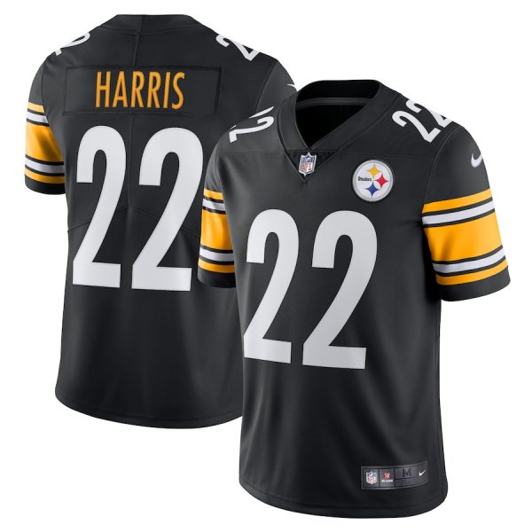 Men's Pittsburgh Steelers Najee Harris Nike Black Vapor Limited Jersey - GNE DROP372