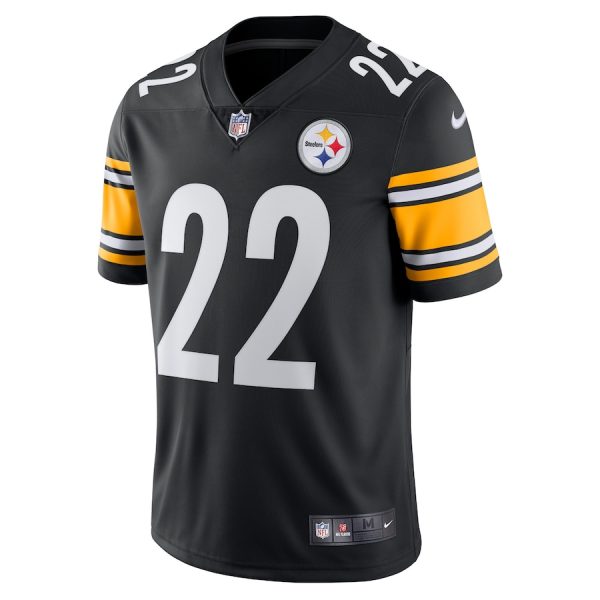 Men's Pittsburgh Steelers Najee Harris Nike Black Vapor Limited Jersey - GNE DROP372