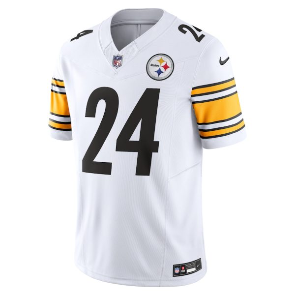 Men's Pittsburgh Steelers Joey Porter Jr. Nike White Vapor F.U.S.E. Limited Jersey - GNE DROP373