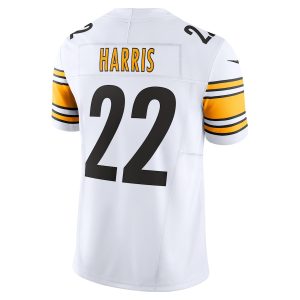 Men's Pittsburgh Steelers Najee Harris Nike White Vapor F.U.S.E. Limited Jersey - GNE DROP374