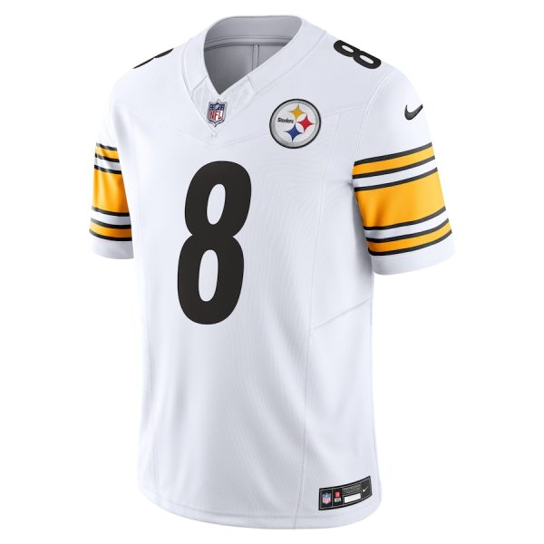 Men's Pittsburgh Steelers Kenny Pickett Nike White Vapor F.U.S.E. Limited Jersey - GNE DROP376