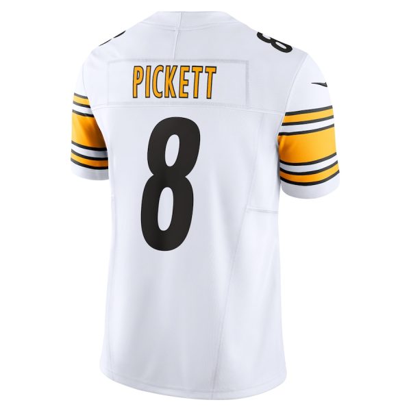 Men's Pittsburgh Steelers Kenny Pickett Nike White Vapor F.U.S.E. Limited Jersey - GNE DROP376