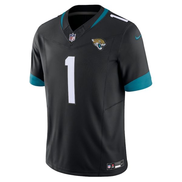 Men's Jacksonville Jaguars Travis Etienne Nike Black Vapor F.U.S.E. Limited Jersey - GNE DROP382