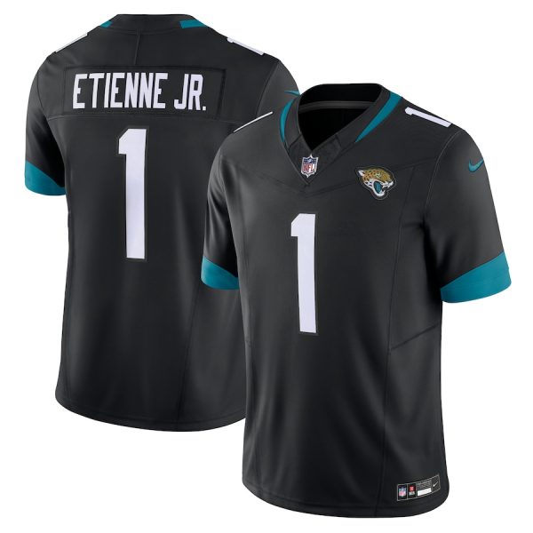 Men's Jacksonville Jaguars Travis Etienne Nike Black Vapor F.U.S.E. Limited Jersey - GNE DROP382