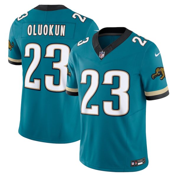 Men's Jacksonville Jaguars Foye Oluokun Nike Teal Prowler Throwback Vapor F.U.S.E. Limited Jersey - GNE DROP383