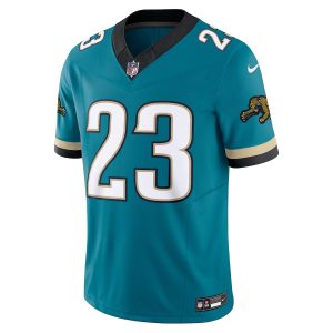 Men's Jacksonville Jaguars Foye Oluokun Nike Teal Prowler Throwback Vapor F.U.S.E. Limited Jersey - GNE DROP383