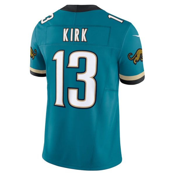 Men's Jacksonville Jaguars Christian Kirk Nike Teal Prowler Throwback Vapor F.U.S.E. Limited Jersey - GNE DROP384