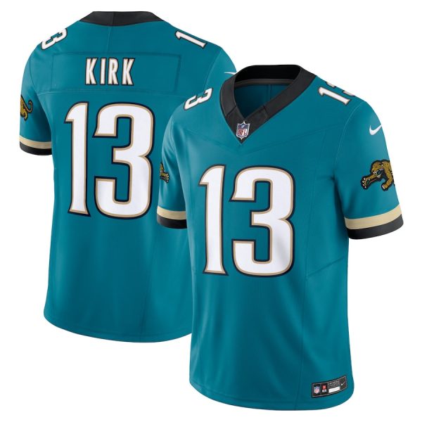 Men's Jacksonville Jaguars Christian Kirk Nike Teal Prowler Throwback Vapor F.U.S.E. Limited Jersey - GNE DROP384