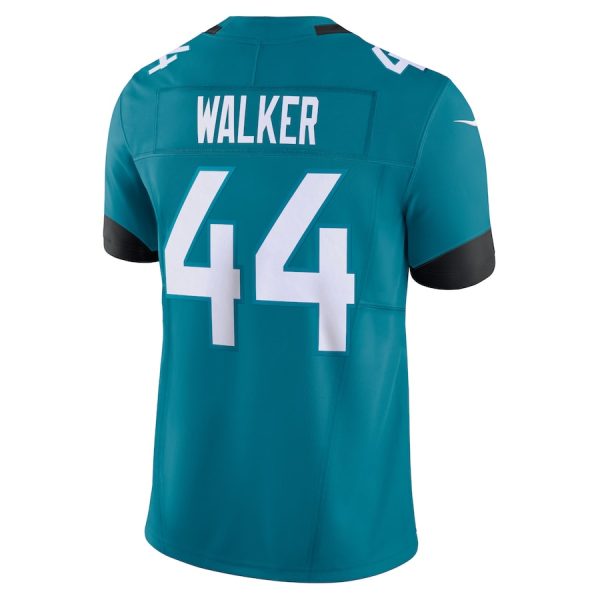 Men's Jacksonville Jaguars Travon Walker Nike Teal Vapor F.U.S.E. Limited Jersey - GNE DROP385