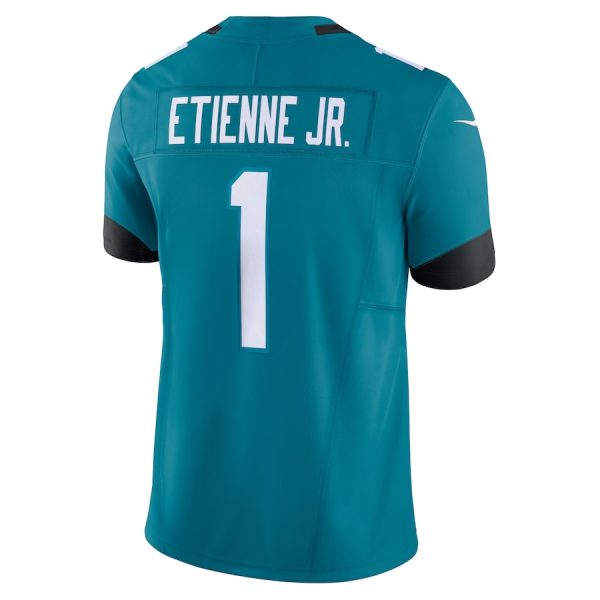 Men's Jacksonville Jaguars Travis Etienne Nike Teal Vapor F.U.S.E. Limited Jersey - GNE DROP386