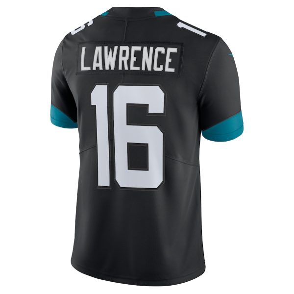 Men's Jacksonville Jaguars Trevor Lawrence Nike Black Alternate Vapor Limited Jersey - GNE DROP387