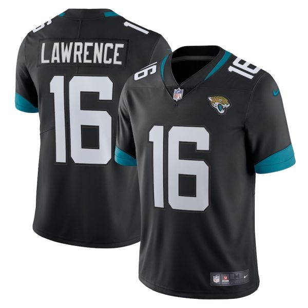 Men's Jacksonville Jaguars Trevor Lawrence Nike Black Alternate Vapor Limited Jersey - GNE DROP387