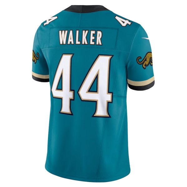 Men's Jacksonville Jaguars Travon Walker Nike Teal Prowler Throwback Vapor F.U.S.E. Limited Jersey - GNE DROP390