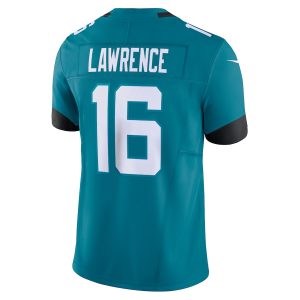 Men's Jacksonville Jaguars Trevor Lawrence Nike Teal Vapor F.U.S.E. Limited Jersey - GNE DROP391