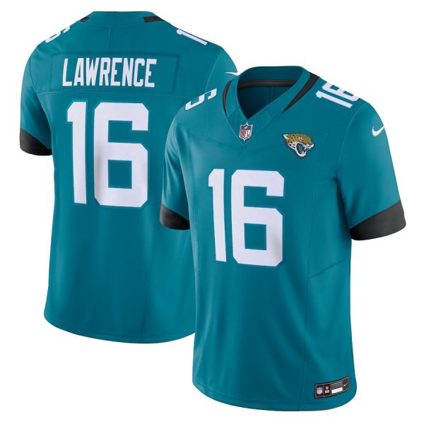 Men's Jacksonville Jaguars Trevor Lawrence Nike Teal Vapor F.U.S.E. Limited Jersey - GNE DROP391